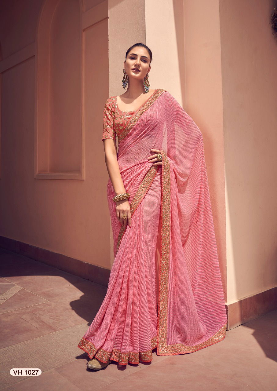 Stavan Vihana 3 Regular Wear Printed Designer Georgette Saree Collection